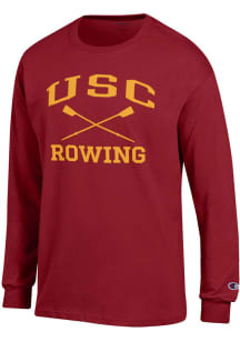 Champion USC Trojans Cardinal Rowing Icon Jersey Long Sleeve T Shirt