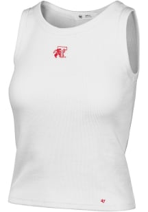 47 Texas Tech Red Raiders Womens White Uplift Tank Top
