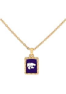 K-State Wildcats Vivian Gold Necklace