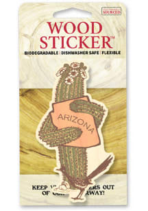 Arizona 2.75in diameter Stickers - Green