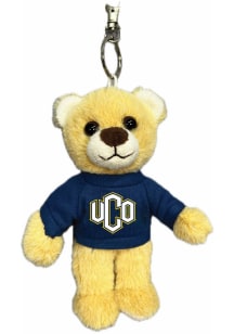 Central Oklahoma Bronchos 4.5inch Fluffy Bear Keychain - Blue