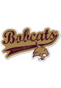 Texas State Bobcats Distressed Sport Shape Pennant - Maroon