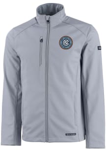 Cutter and Buck New York City FC Mens Grey Evoke Light Weight Jacket