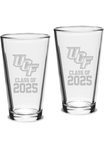 UCF Knights Class of 2025 Set of 2 Pint Glass - White