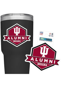Indiana Hoosiers 3" Alumni Durable Stickers - Crimson