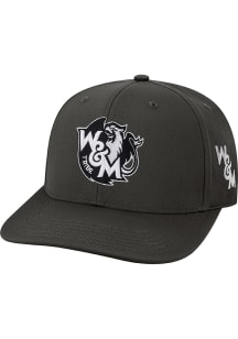 Legacy William & Mary Tribe Crest Back Nine Adjustable Hat - Black
