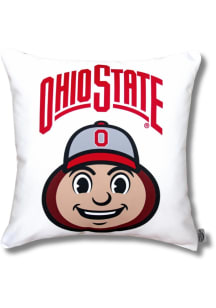 Ohio State Buckeyes Red Brutus Pillow Case