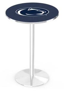 Penn State Nittany Lions Chrome Round Base Pub Table