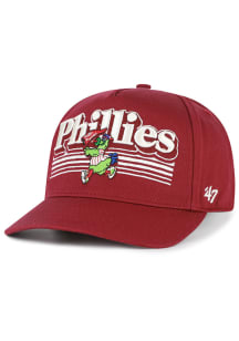 47 Philadelphia Phillies Script Fade Hitch Adjustable Hat - Maroon