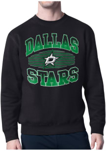 Starter Dallas Stars Mens Black Grit Long Sleeve Crew Sweatshirt