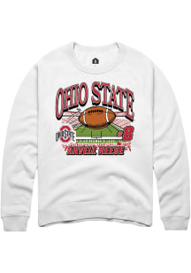 Arvell Reese Ohio State Buckeyes Mens White NIL Name Number Net Player Crew