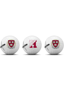 Harvard Crimson 3 pack Taylor Made Golf Balls