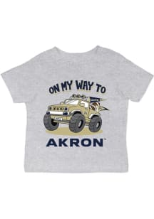 Vive La Fete Akron Zips Infant On My Way Short Sleeve T-Shirt Grey