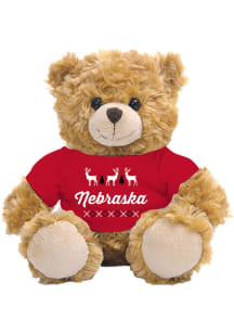 Nebraska Cornhuskers Jardine  Holiday 10" Holiday Plush - White