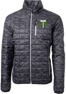 Cutter and Buck Portland Timbers Mens Black Rainier PrimaLoft Printed Filled Jacket