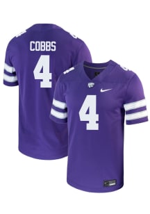 Daniel Cobbs  Nike K-State Wildcats Purple Football NIL Game Football Jersey