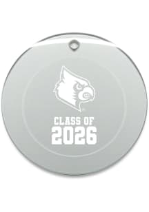 Louisville Cardinals Class of 2026 Round Ornament - White
