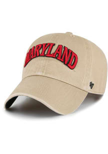47 Maryland Terrapins Archie Clean Up Adjustable Hat - Brown