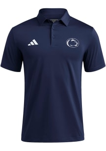 Adidas Penn State Nittany Lions Mens Navy Blue Ultimate365 Short Sleeve Polo