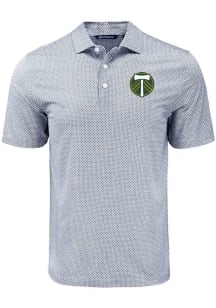 Cutter and Buck Portland Timbers Black Pike Diamond Dot Big and Tall Polo