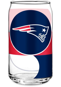 New England Patriots Glass Pint Glass - White