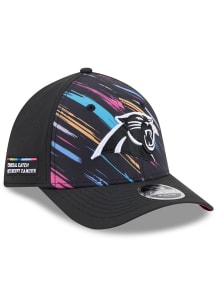 New Era Carolina Panthers Mens Black 2026 Crucial Catch 39THIRTY Modern Crown Flex Hat