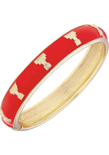 Texas Tech Red Raiders Logo Hinge Womens Bracelet
