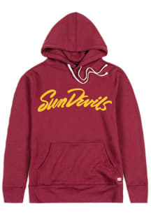 Homefield Arizona State Sun Devils Mens Maroon Script Fashion Hood