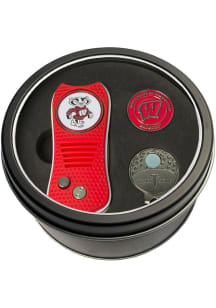 Wisconsin Badgers Switchblade Cap Clip Golf Gift Set