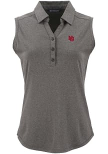 Cutter and Buck Nebraska Cornhuskers Womens Black Vault Forge Eco Polo Shirt