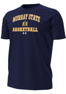 Under Armour Murray State Racers Navy Blue Basketball Performance Short Sleeve T Shirt