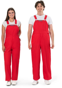 Game Bibs Red White Mens   Overalls