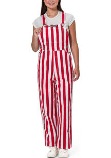 Game Bibs Red White Mens   Overalls