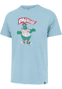 Phillie Phanatic  Philadelphia Phillies Light Blue 47 Phillies Flag Premier Mascot Franklin Short..