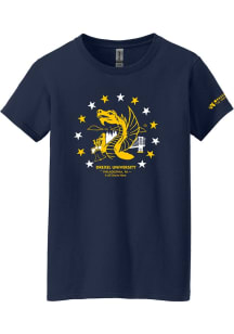 Summit Sportswear Drexel Dragons Womens Navy Blue Welcome Week 2021 Short Sleeve T-Shirt