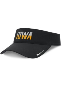 Nike Iowa Hawkeyes Mens Black Practice Ace Adjustable Visor