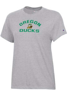 Champion Oregon Ducks Womens Grey Core Short Sleeve T-Shirt