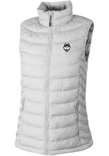 Columbia UConn Huskies Womens White Powder Lite Vest