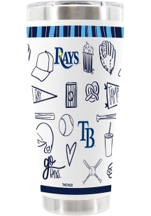 The Memory Company Tampa Bay Rays Sketchpad 30oz Stainless Steel Tumbler -