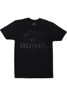 Detroit Black Vs Everybody Short Sleeve T Shirt