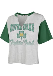 47 Notre Dame Fighting Irish Womens Ash Dolly Short Sleeve T-Shirt