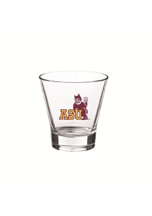 Arizona State Sun Devils 10oz Vault Slant Rock Glass - White