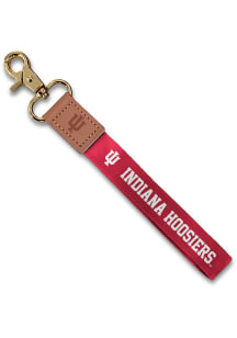 Jardine Indiana Hoosiers Wristlet Keychain W/Custom Strap Lanyard - Red