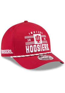 New Era Indiana Hoosiers March Madness 9FORTY Modern Crown Adjustable Hat - Crimson