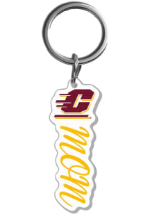 Central Michigan Chippewas Mom Acrylic Keychain - Maroon