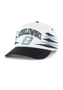 47 NASCAR Gear Brad Keselowski Diamond Cut Hitch Adjustable Hat - White