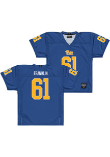 Sean Franklin  Campus Ink Pitt Panthers Blue NIL Blue Football Jersey