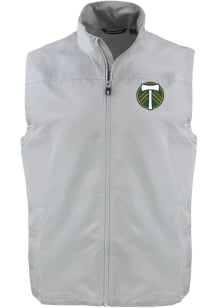 Cutter and Buck Portland Timbers Big and Tall Grey Charter Mens Vest