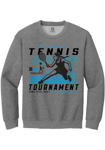Summit Sportswear Big Ten Mens Graphite 2026 Women's Tennis Tournament Long Sleeve Crew Sweatshirt