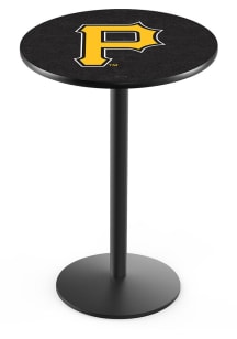 Pittsburgh Pirates Black Round Base Pub Table